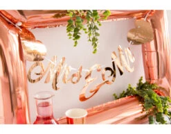 Folie Ballon Fotolijst Rose Goud 85cm -Feestspullen Winkel folie ballon fotolijst rose goud 85cm 3