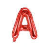 Folie Ballon Letter A Rood Leeg 35cm