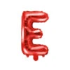 Folie Ballon Letter E Rood Leeg 35cm