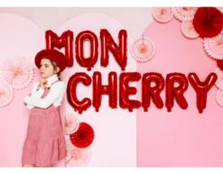 Folie Ballon Letter M Rood Leeg 35cm -Feestspullen Winkel folie ballon letter m rood leeg 35cm 2