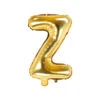 Folie Ballon Letter Z Goud Leeg 35cm