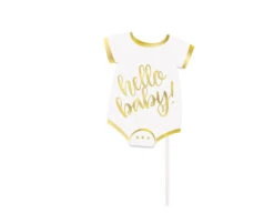 Foto Props Baby Shower Goud 10st -Feestspullen Winkel foto props baby shower goud 10st 7