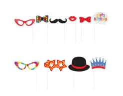 Foto Props Happy Birthday Accessoires 29,2cm 10 Delig