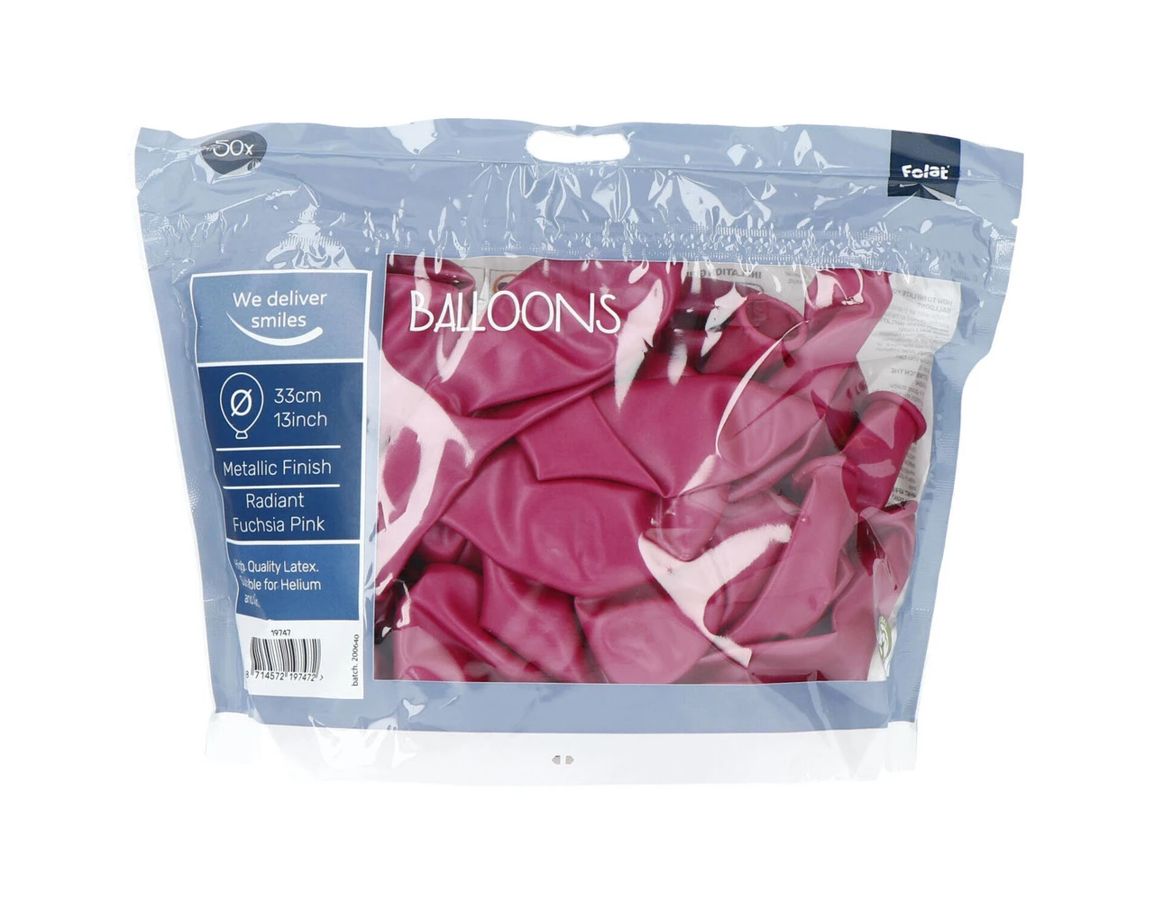 Fuchsia Ballonnen Metallic Fuchsia Pink 33cm 50st 2 Fuchsia Ballonnen Metallic Fuchsia Pink 33cm 50st - Afbeelding 2