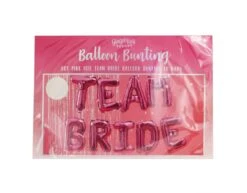 Fuchsia Letter Ballon Team Bride Leeg 45cm -Feestspullen Winkel fuchsia letter ballon team bride leeg 45cm 2