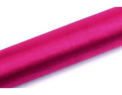 Fuchsia Organza Stof 16cm 9m
