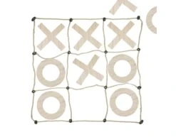 Game Large Wood & Rope Outdoor 'O & X' Game