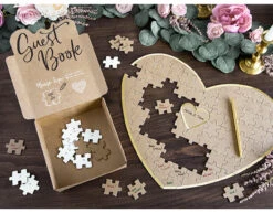 Gastenboek Hartjes Puzzel 45cm -Feestspullen Winkel gastenboek hartjes puzzel 45cm 4