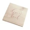 Gastenboek Hout 22cm