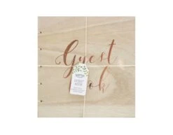 Gastenboek Hout 22cm 5 Gastenboek Hout 22cm -Feestspullen Winkel gastenboek hout 22cm 2