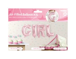 Geboorte Ballonnen Letter Set Girl 36cm -Feestspullen Winkel geboorte ballonnen letter set girl 36cm 2