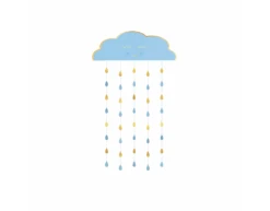 Geboorte Deurgordijn Wolk Jongen 1,9m