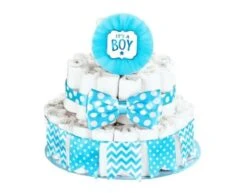 Geboorte Luiertaart Set Jongen 4 Delig