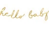 Geboorteslinger Hello Baby Goud 70cm