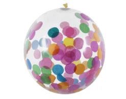 Gekleurde Ballonnen Confetti 30cm 5st