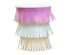 Gekleurde Bekers Franjes 250ml 8st