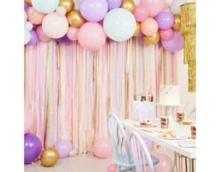 Gekleurde Hangdecoratie Slinger Met Ballonnen 3m -Feestspullen Winkel gekleurde hangdecoratie slinger met ballonnen 3m 3