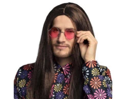 Gekleurde Hippie Bril 3st -Feestspullen Winkel gekleurde hippie bril 3st 5