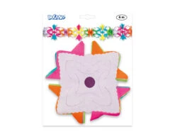 Gekleurde Slinger Bloemen Gemixed 6m -Feestspullen Winkel gekleurde slinger bloemen gemixed 6m 2