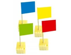Gekleurde Vlaggenprikkers 50st