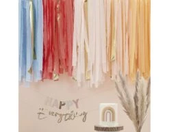 Gekleurde Wanddecoratie Slingers Diy -Feestspullen Winkel gekleurde wanddecoratie slingers diy 2