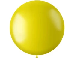 Gele Ballon Metallic Zesty Yellow 80cm