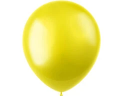 Gele Ballonnen Metallic Zesty Yellow 33cm 100st