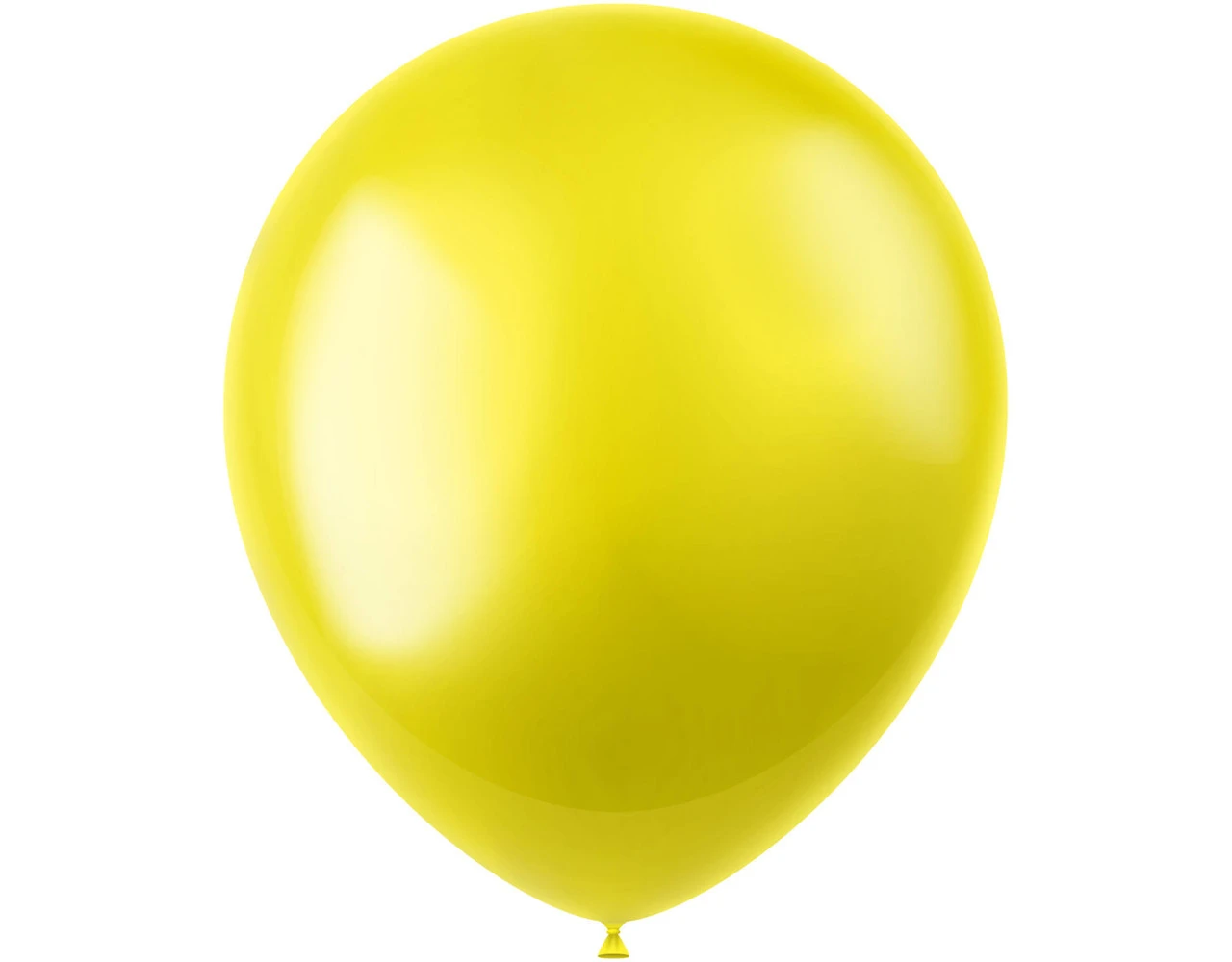 Gele Ballonnen Metallic Zesty Yellow 33cm 50st 1 Gele Ballonnen Metallic Zesty Yellow 33cm 50st