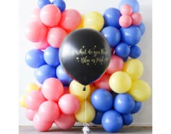 Gender Reveal Ballon Jongen Metallic Jongen 90cm -Feestspullen Winkel gender reveal ballon jongen metallic jongen 90cm 4