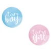 Gender Reveal Buttons Team Boy En Team Girl 3cm 10st