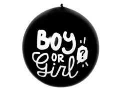 Gender Reveal Confetti Ballon Jongen 60cm -Feestspullen Winkel gender reveal confetti ballon jongen 60cm 2
