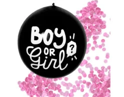 Gender Reveal Confetti Ballon Meisje 60cm