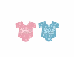 Gender Reveal Slingers 6m