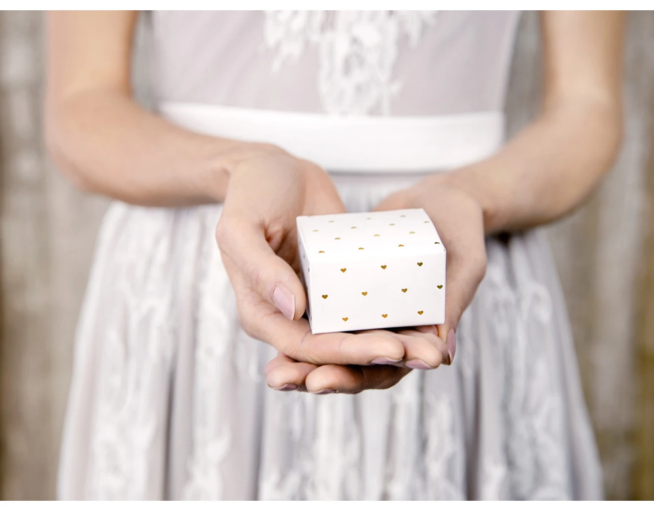 Geschenkdoosjes Mini Hartjes Goud 6cm 10st 2 Geschenkdoosjes Mini Hartjes Goud 6cm 10st - Afbeelding 2