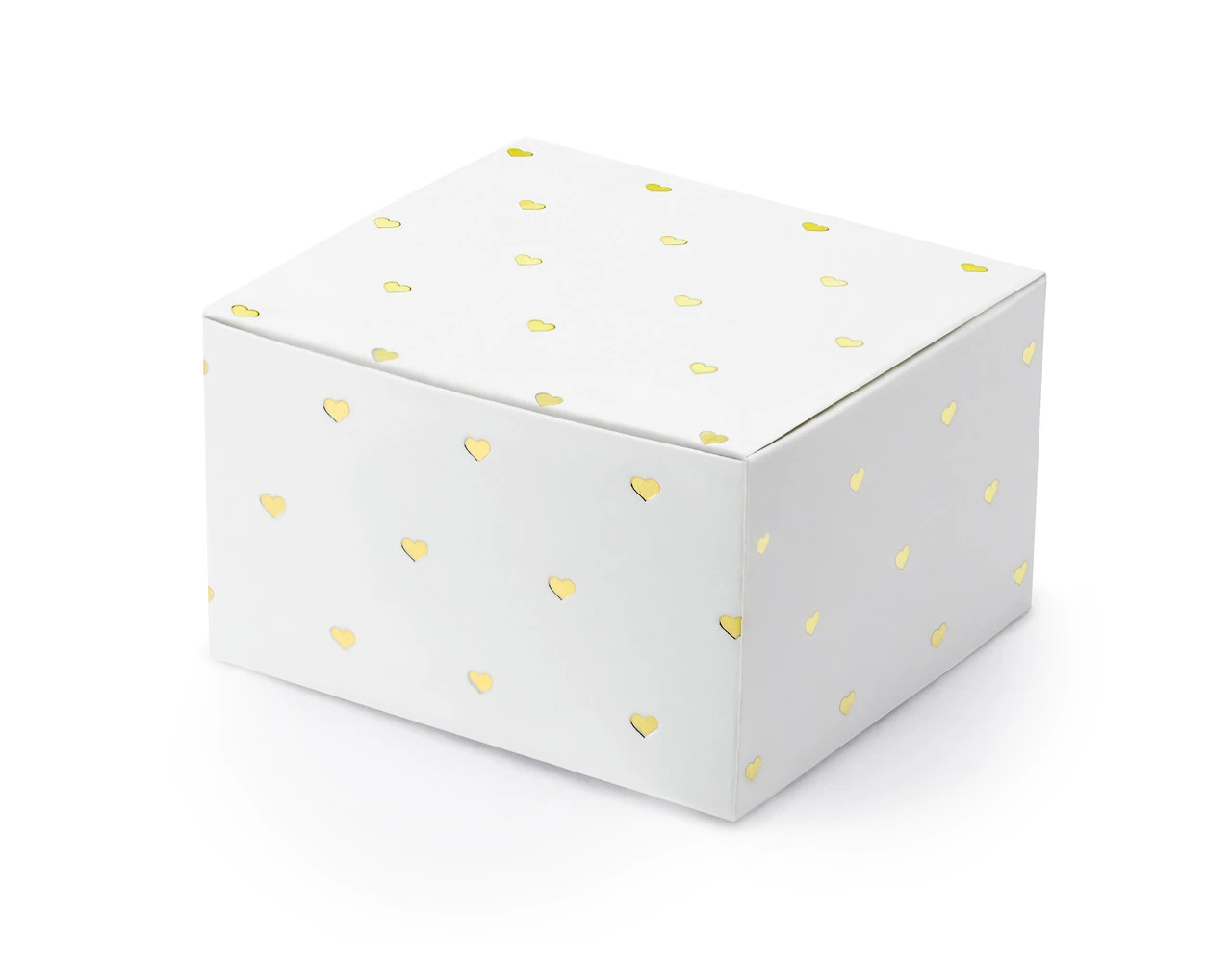 Geschenkdoosjes Mini Hartjes Goud 6cm 10st 1 Geschenkdoosjes Mini Hartjes Goud 6cm 10st