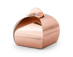 Geschenkdoosjes Rose Goud 6cm 10st