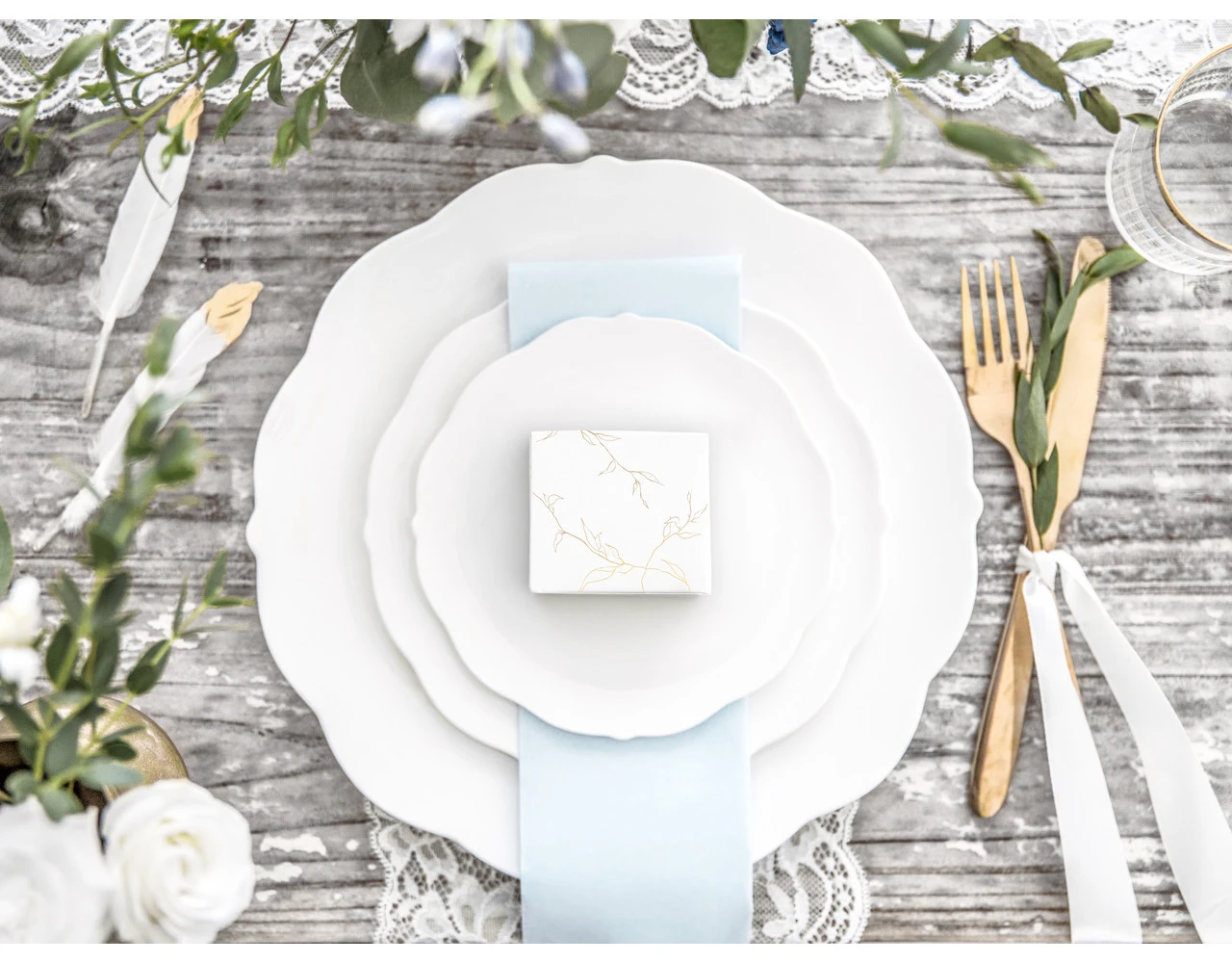 Geschenkdoosjes Tak Goud 6cm 10st 3 Geschenkdoosjes Tak Goud 6cm 10st - Afbeelding 3