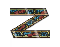 Geslaagd Afzetlint Neon 12m
