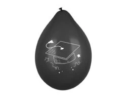 Geslaagd Ballonnen Dubbelzijdig 25cm 6st -Feestspullen Winkel geslaagd ballonnen dubbelzijdig 25cm 6st 3