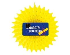 Geslaagd Honeycomb Congrats 45cm