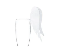 Glasdecoratie Vleugel 12,3cm 10st