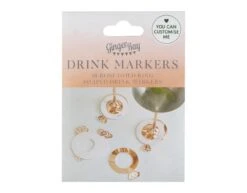 Glasmarkers Ring 10cm 10st -Feestspullen Winkel glasmarkers ring 10cm 10st 2