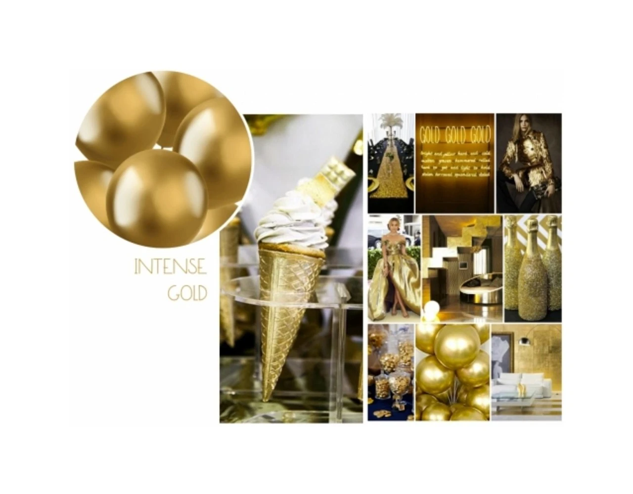 Gouden Ballonnen Chroom 33cm 10st 2 Gouden Ballonnen Chroom 33cm 10st - Afbeelding 2