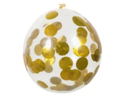 Gouden Ballonnen Confetti 30cm 5st