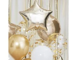 Gouden Ballonnen Set Ballonnen 30cm 12st -Feestspullen Winkel gouden ballonnen set ballonnen 30cm 12st 2