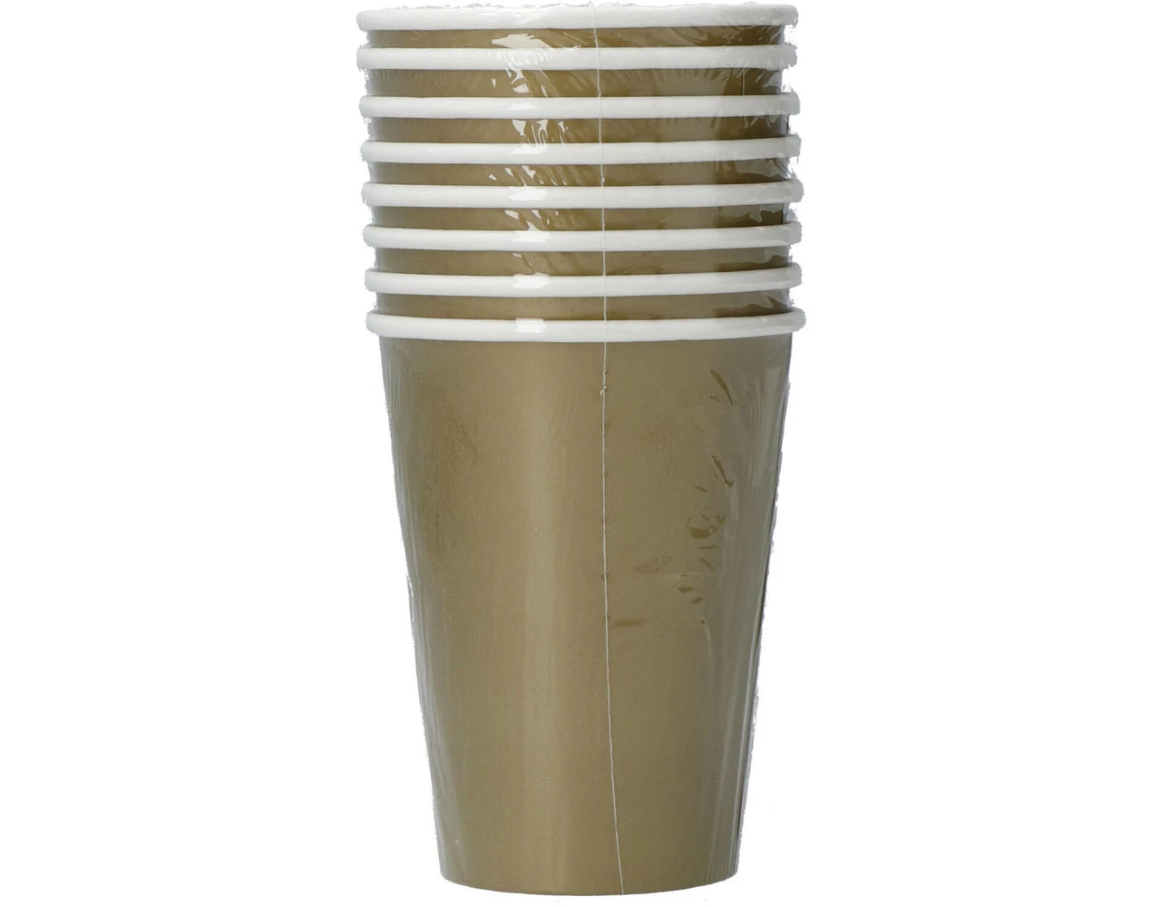 Gouden Bekers Karton 350ml 8st 3 Gouden Bekers Karton 350ml 8st - Afbeelding 3