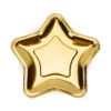 Gouden Borden Ster 18cm 6st