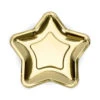 Gouden Borden Ster 23cm 6st