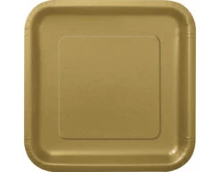 Gouden Borden Vierkant 17,5cm 16st