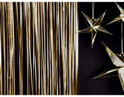 Gouden Deurgordijn 2,5m -Feestspullen Winkel gouden deurgordijn 25m 2
